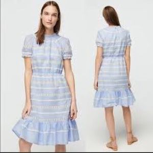 J. Crew puff sleeve daisy dress